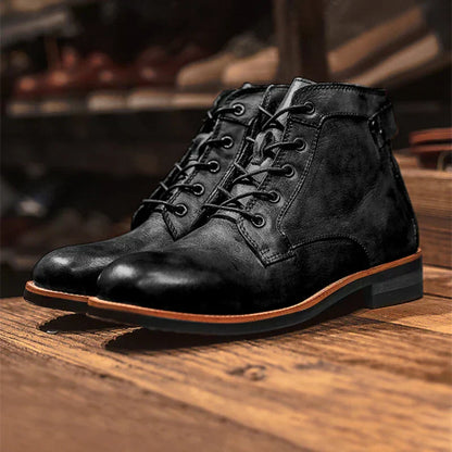 Fanum - Retro Rundnasen-Stiefel