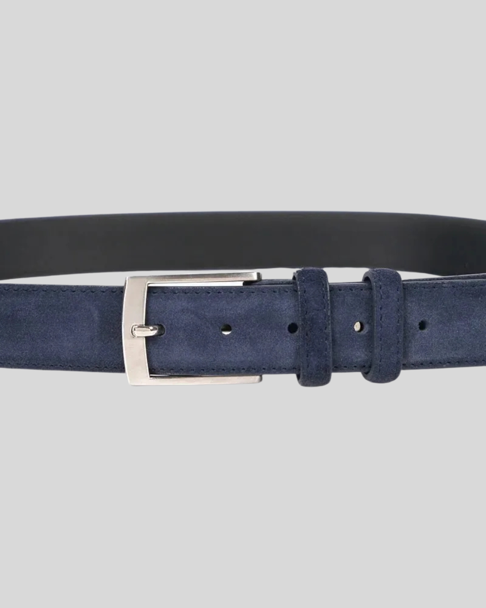 Finn | Suedine Gürtel – Marineblau