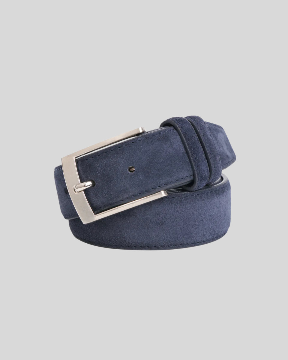 Finn | Suedine Gürtel – Marineblau