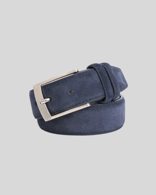 Finn | Suedine Gürtel – Marineblau