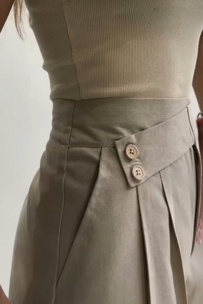 Hose mit asymmetrischem Bund – Stilvoll & Bequem