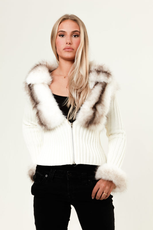Ivory Fell Cardigan
