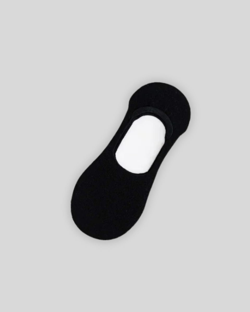 Jonas | 3er-Set Unsichtbare Socken – Schwarz