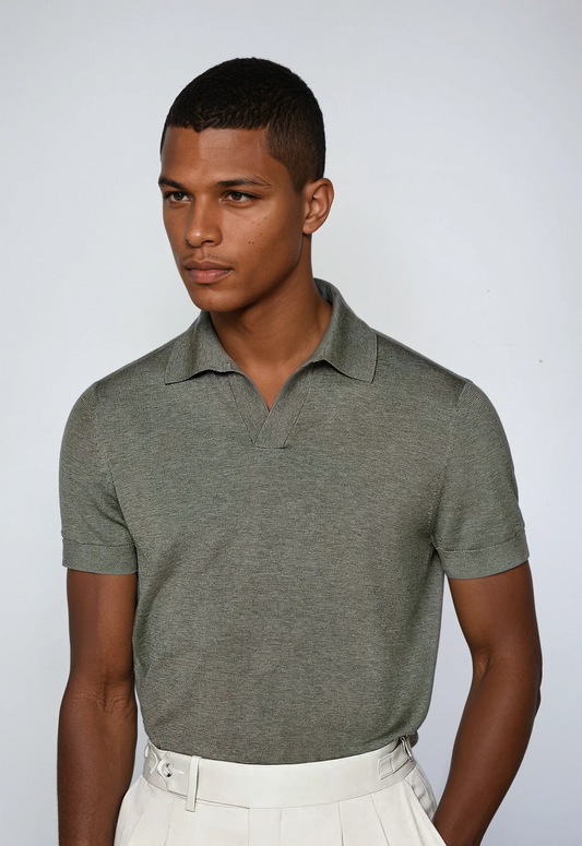 Joris | Polo-Shirt ohne Knöpfe