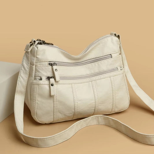 Leila | Weiche Leder Schultertasche