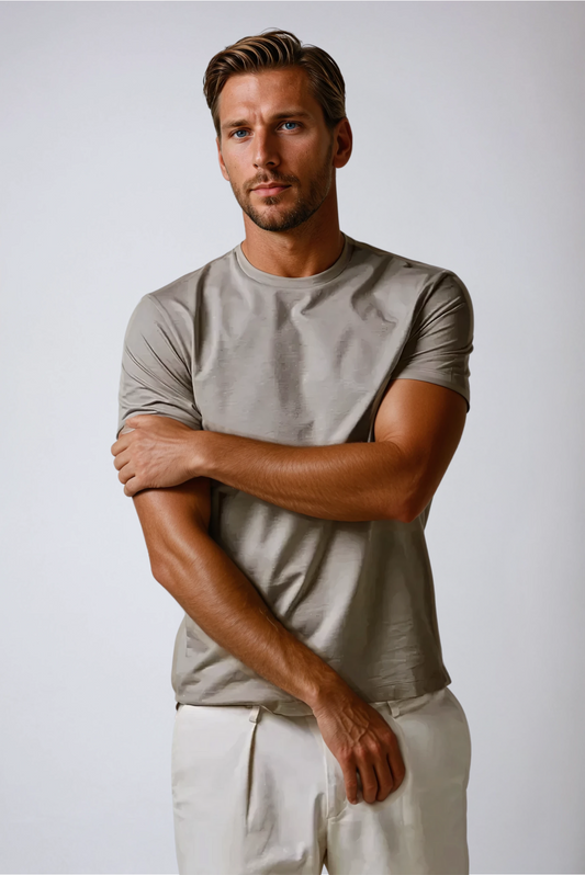 Lennart | Supima T-Shirt – Taupe
