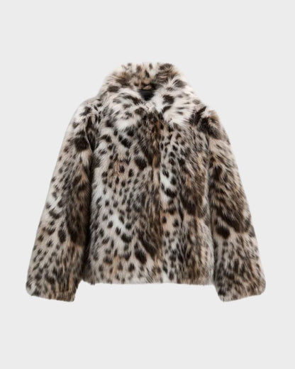 Leopard Faux-PelzMantel