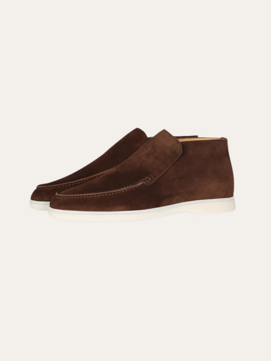 Levin | Wildleder Loafer – Dunkelbraun