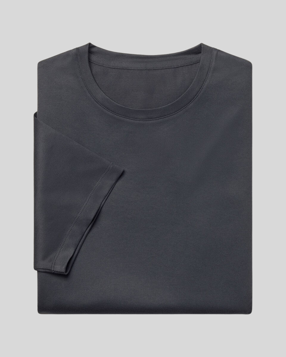 Lias | Supima T-Shirt – Dunkelgrau