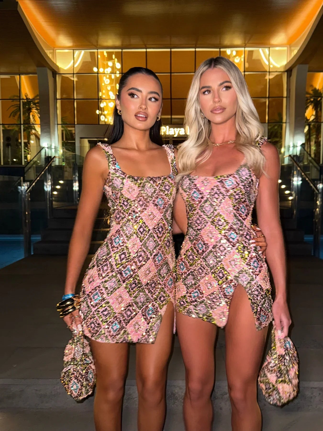 Liora | Glamouröses Kristall-Minikleid für besondere Nächte