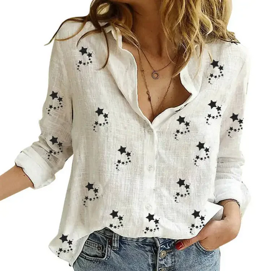 Liora | Retro Blumenbluse