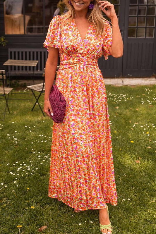 Luise – Florale Maxikleid