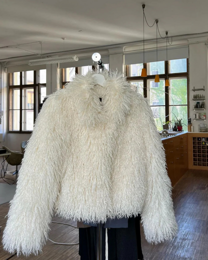 Maddalena Faux-Fur Mantel