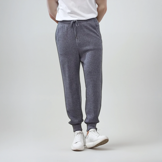 Matteo | Cashmerehose – Dunkelgrau