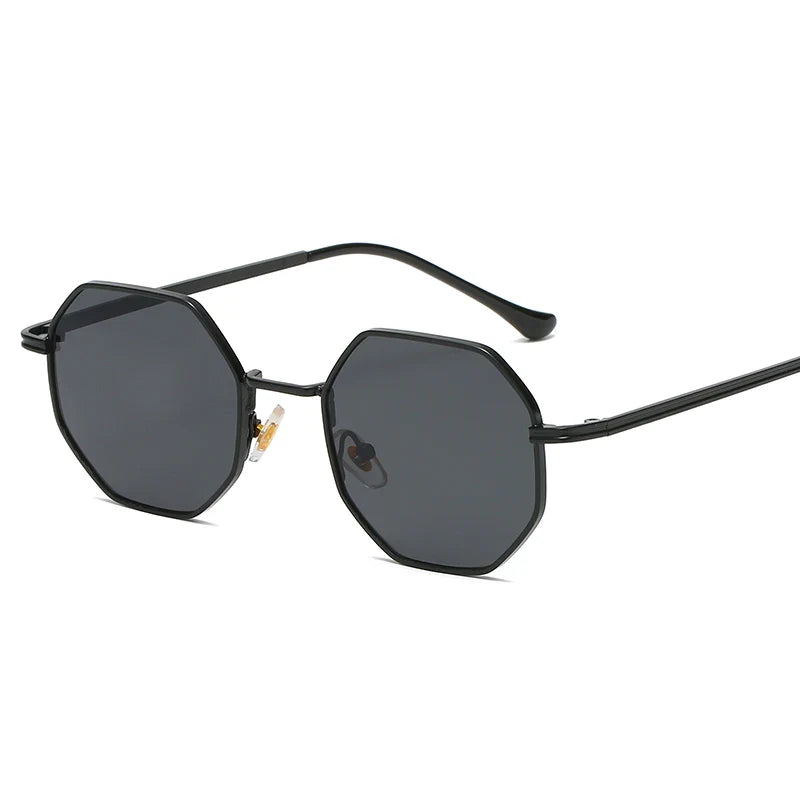 Mika | Polygonale Metall Sonnenbrille