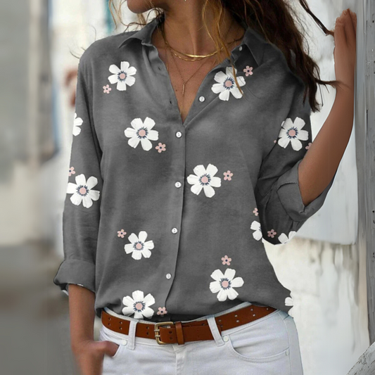 Mina | Elegante Blumenbluse