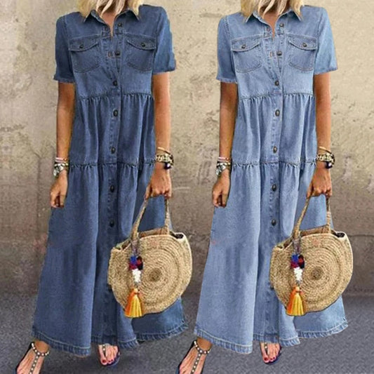 Mirela - Denim Kleid