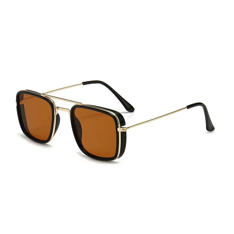 Nerio | Kleine Quadratische Retro Sonnenbrille