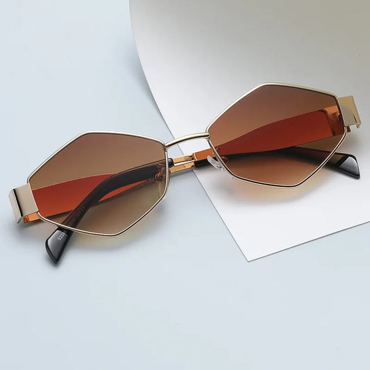 Nils | Polygonale Vintage Sonnenbrille Unisex