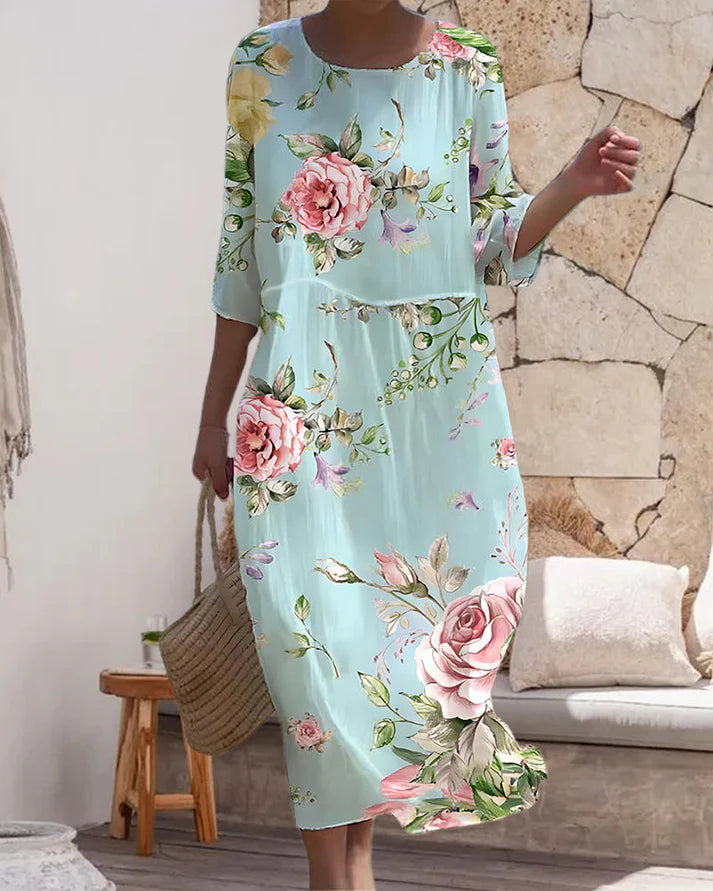 Rutha - Kleid mit Blumenmuster