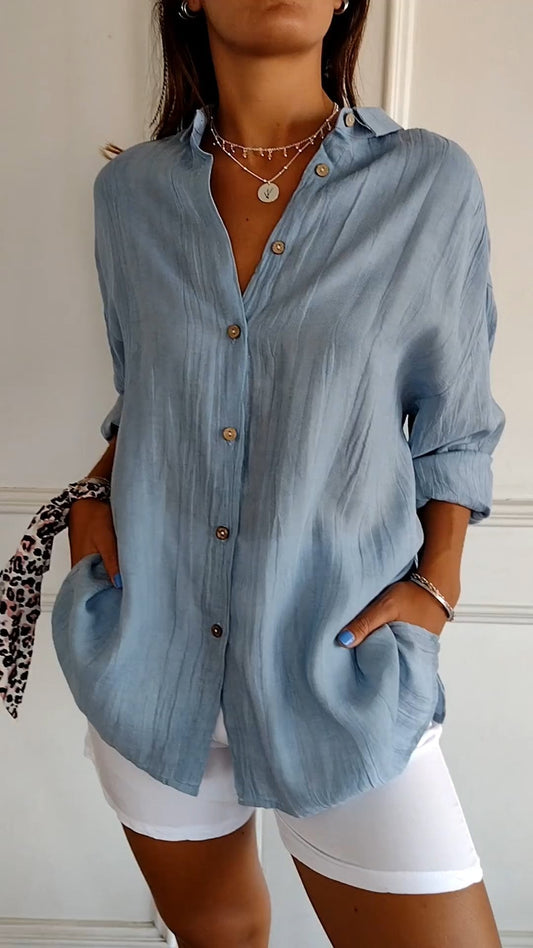 Sara - Bequeme Lange Bluse