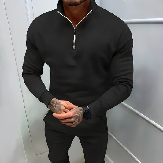 Sartoria Pullover mit halbem Reissverschluss