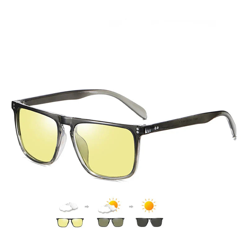 Siro | Quadratische Sonnenbrille Photochromatisch