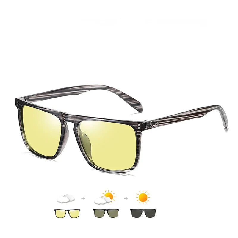Siro | Quadratische Sonnenbrille Photochromatisch