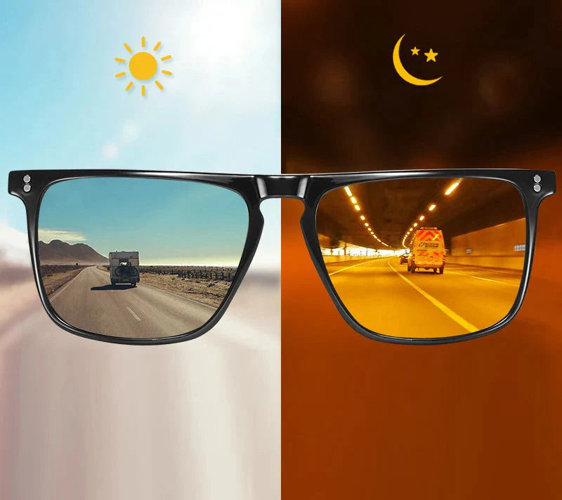 Siro | Quadratische Sonnenbrille Photochromatisch