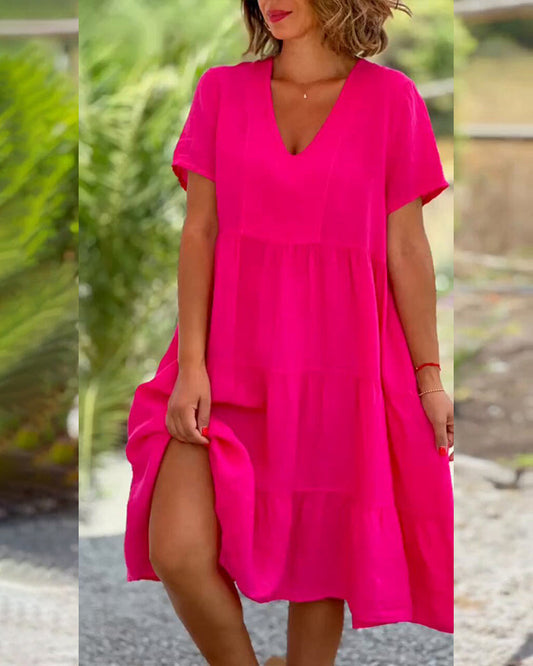 Suss - V-Ausschnitt Kleid