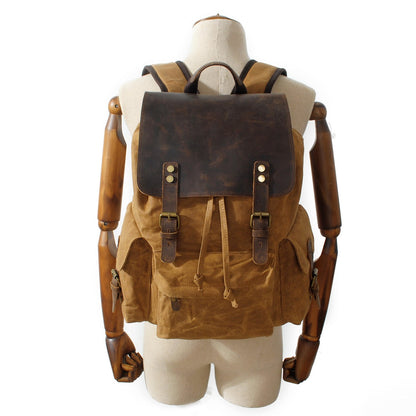 Wachsbeschichteter Canvas-Rucksack | KOPENHAGEN